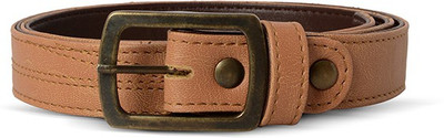 

Baggit Women Casual Brown Synthetic Belt, Rust