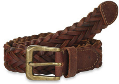 

Paradigm Design Lab Men Casual Brown Genuine Leather Belt