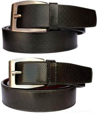 

Fashius Men Black Artificial Leather Belt, Black-01