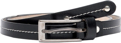 Hawai Women Casual, Formal Black Genuine Leather Belt