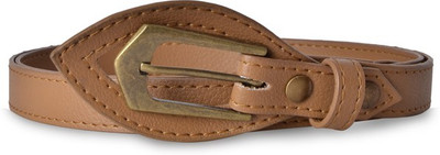 

Baggit Women Casual Brown Synthetic Belt, Mustard