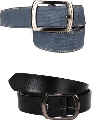 

Lenin Men Formal Black Genuine Leather Belt