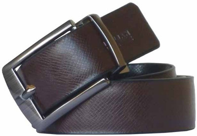 

Sondagar Arts Men Formal Black, Brown Artificial Leather Reversible Belt