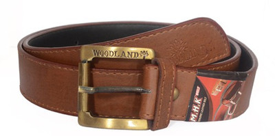 

Aam Shopping Men Casual Brown Artificial Leather Belt