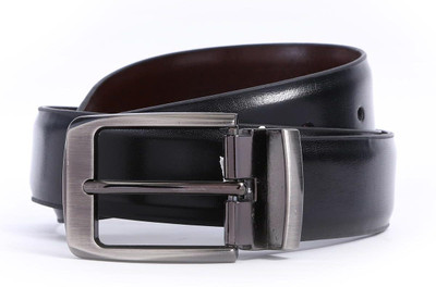 

Bluth Men Formal Black Artificial Leather Belt