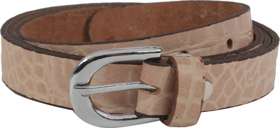 

Exotique Women Formal Beige Genuine Leather Belt