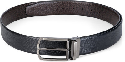 

Teakwood Men Black Genuine Leather Belt