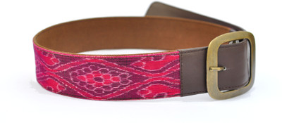 

Atikat Fashion Women Casual Multicolor Fabric Belt, Pink