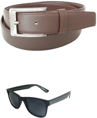 

SFA Men Formal Brown Artificial Leather Belt, Brown206ms