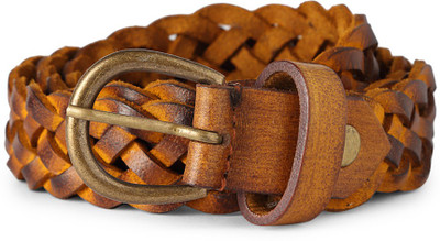 

People Women Brown Genuine Leather Belt