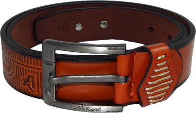 

Els Men Casual, Formal Khaki Artificial Leather, Synthetic Belt