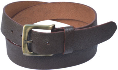 

Hidelink Men Formal Brown Genuine Leather Belt