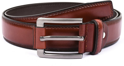 

Buckle Up Men Formal Tan Artificial Leather Belt