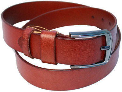 

Lion Heart Men Casual Tan Genuine Leather Belt