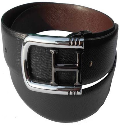 

M&Ms Men Black Genuine Leather Belt