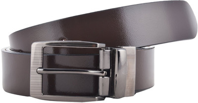 

Black Bull Men Formal Brown Genuine Leather Belt