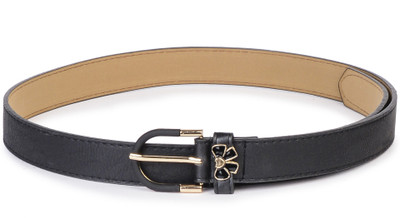 

Buckle Up Women Black Artificial Leather Belt
