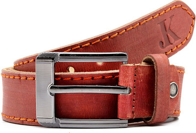 

Junckers Men Casual, Party, Evening Maroon Genuine Leather Belt