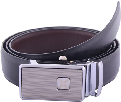 

SFA Men Formal Black Artificial Leather Reversible Belt, Blackbrown336