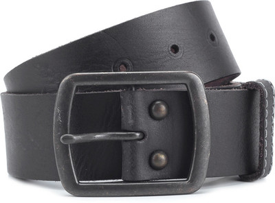 

Superdry Men Black Metal Belt