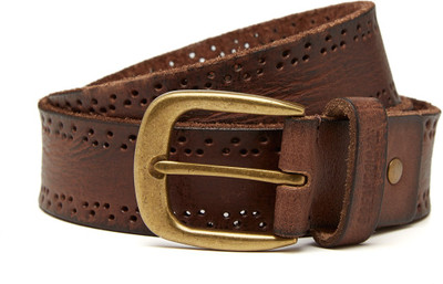 

Breakbounce Men Casual Brown Genuine Leather Belt