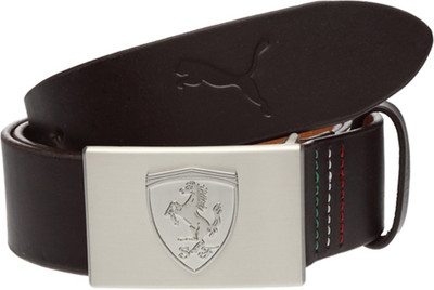 

Puma Men & Women Brown Genuine Leather Belt