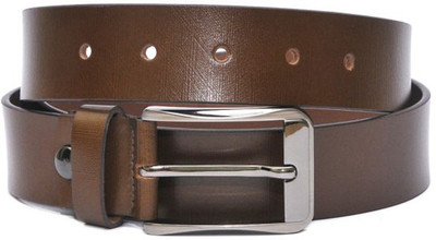 

Readybee Men Brown Genuine Leather Belt, Brown-200