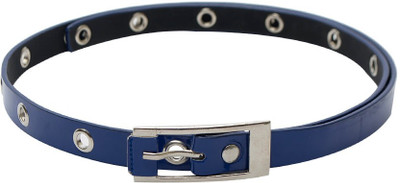 

Royal County Of Berkshire Polo Club Women Casual Blue Texas Leatherite Belt, Blue-01