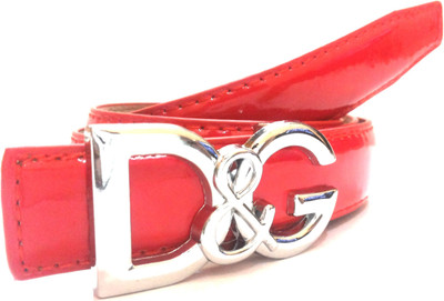 

Mode Girls Casual, Formal Red Genuine Leather Belt