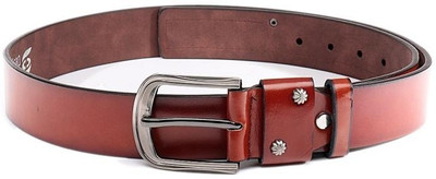 

Swiss Design Men Casual Tan Artificial Leather Belt