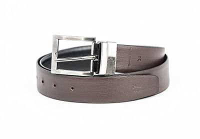 

Frow Men Black, Brown Genuine Leather Reversible Belt