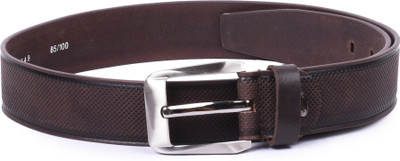 

Buckle Up Men Brown Genuine Leather Belt