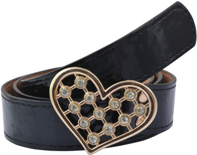 

Antiformal Women Casual Black Artificial Leather Belt