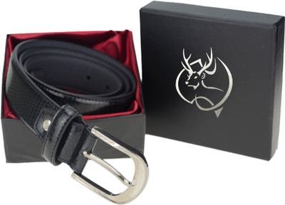 

Zeva Men Casual, Formal, Party Black Genuine Leather Belt
