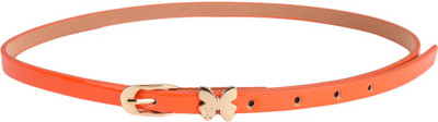 

Tiekart Women Casual Orange Metal Belt