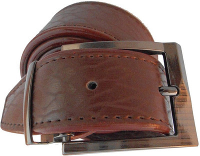 

P&E Men Formal Brown Artificial Leather Belt