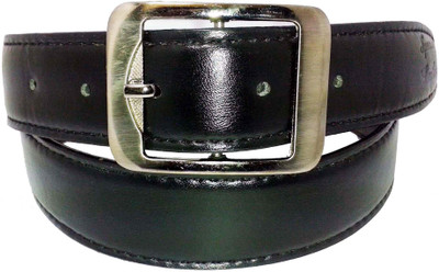 

Sanshul Men Formal Black Artificial Leather Belt