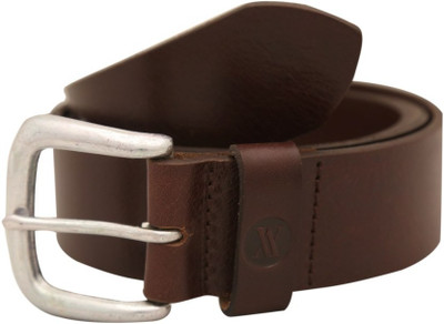 

Viari Men Casual Brown Genuine Leather Belt, Dark brown