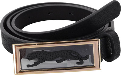

Sri Girls Tan Artificial Leather Belt, Black