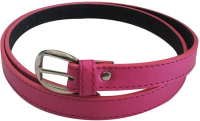 

Bigshoponline Girls Casual Pink Genuine Leather Belt
