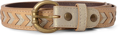 Baggit Women Casual Gold Synthetic Belt