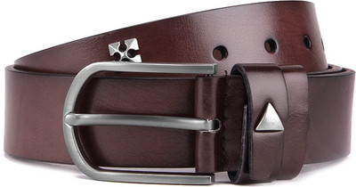

Swiss Design Men Brown Genuine Leather Belt