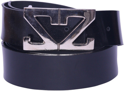 

OODI Men Black Artificial Leather Belt