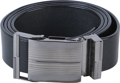 

TIE & CUFFS Men Formal Black Genuine Leather Belt