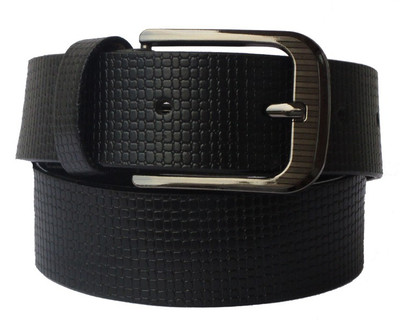

Lenin Men Formal Black Genuine Leather Belt