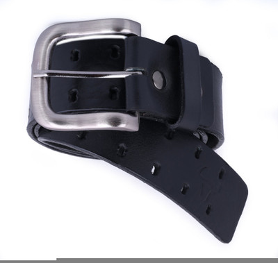 

Bull Garments Men Casual Black Genuine Leather Belt