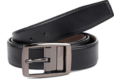 

Abrazo Men Brown, Black Artificial Leather Reversible Belt