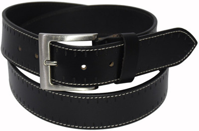 

Pellezzari Men Casual Black Genuine Leather Belt