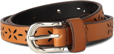 

People Women Brown Genuine Leather Belt