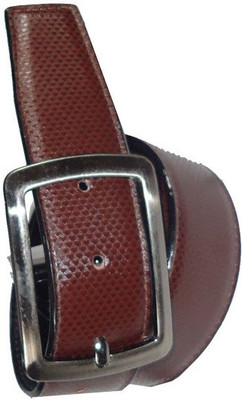 

AmahapGlamourDaze Men Formal Brown Artificial Leather Belt